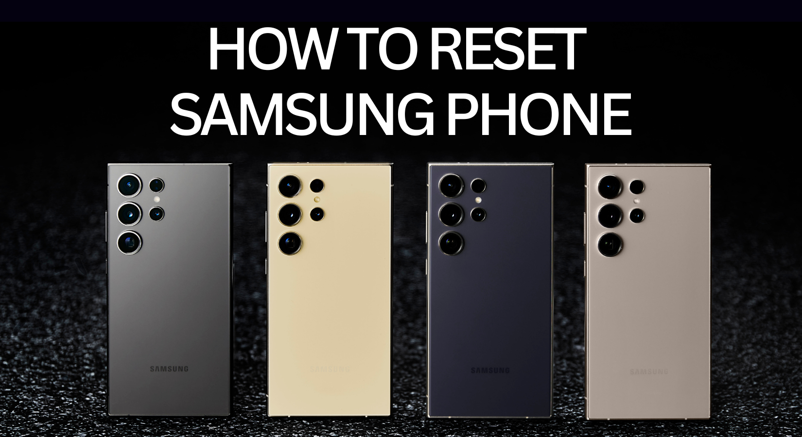 How To Reset Samsung Galaxy Phone? | MDS Samsung UAE