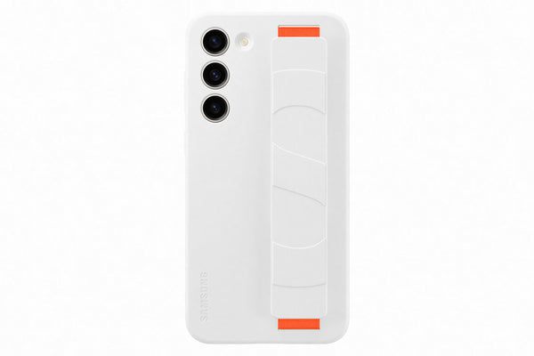 S23 Plus Silicone Grip Cover WHITE Case