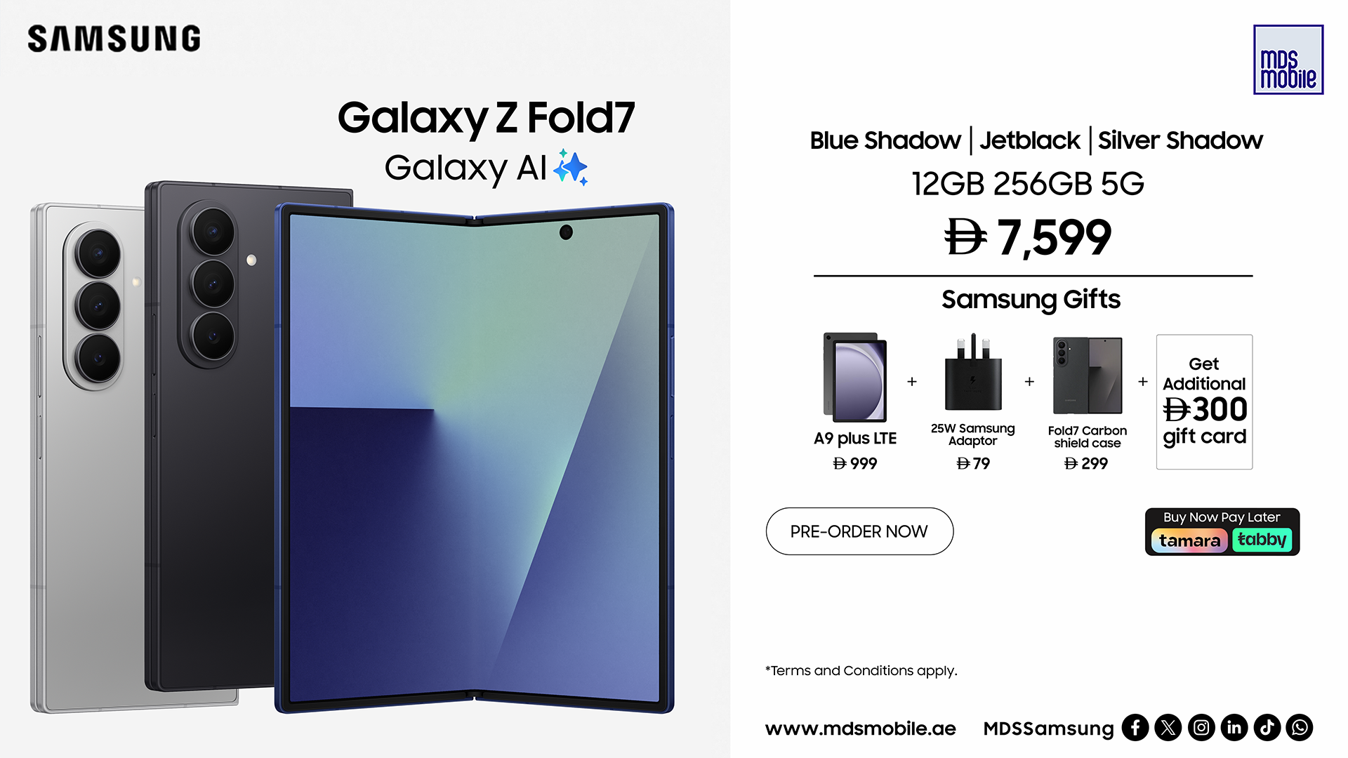 Samsung Galaxy Z Fold7 Now Available in UAE – Specs, Pricing, and Pre-Order Offers