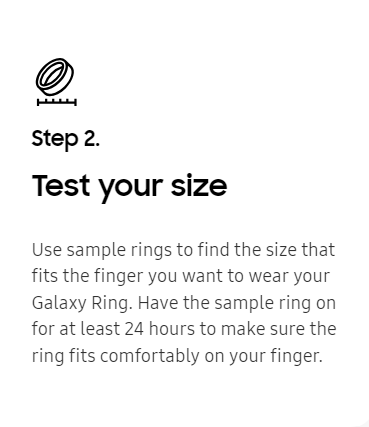 Galaxy ring size kit