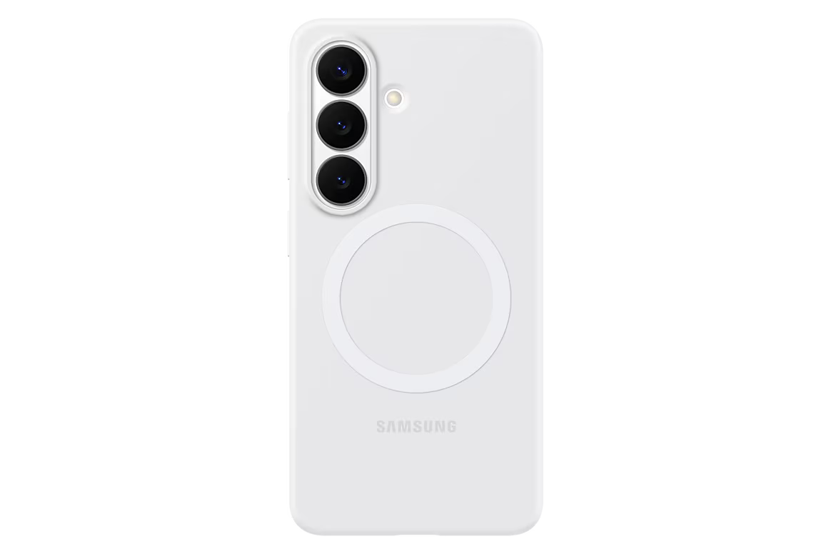Galaxy S26 Silicone Magnet Case - White