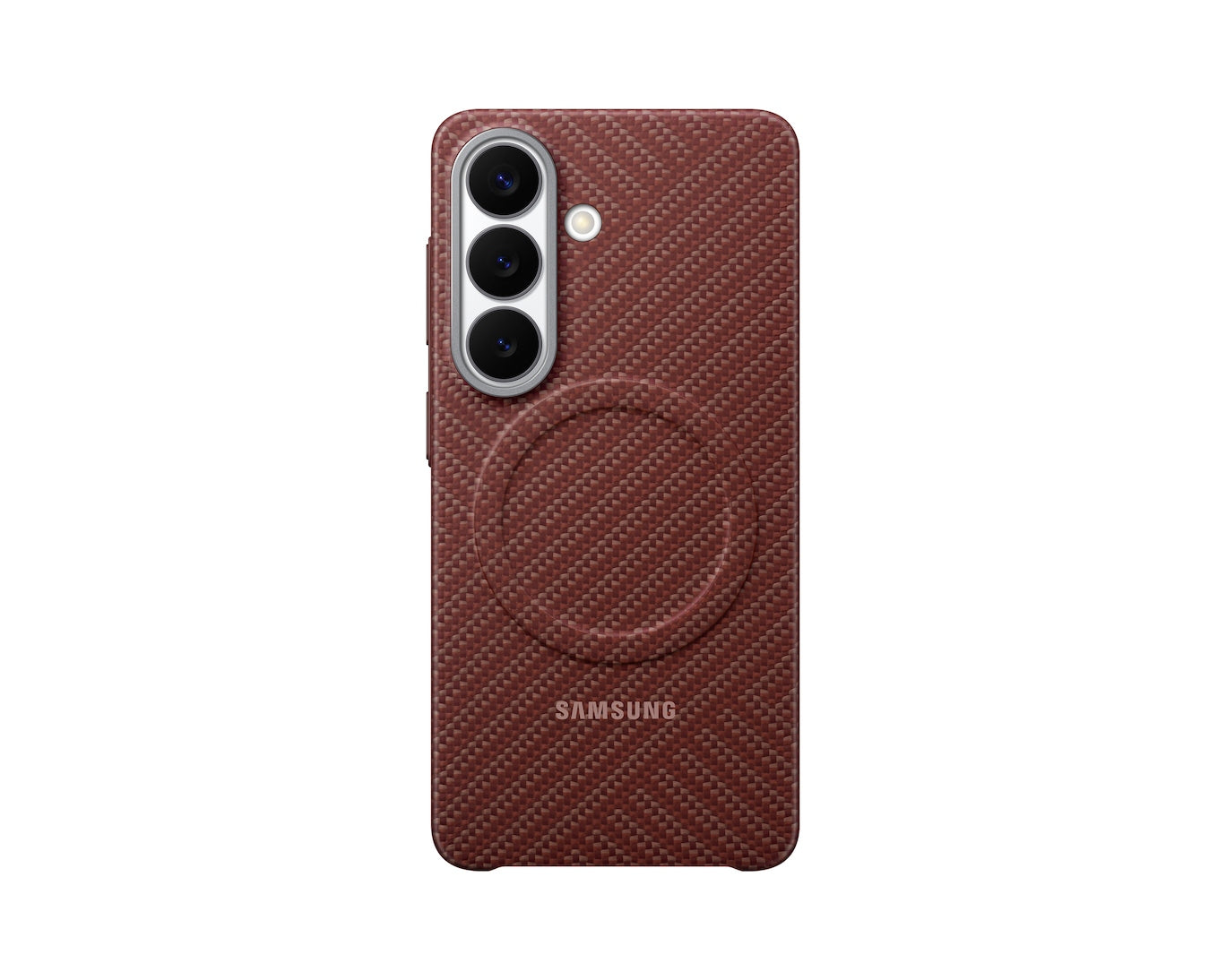Galaxy S26 Carbon Magnet Case - Red