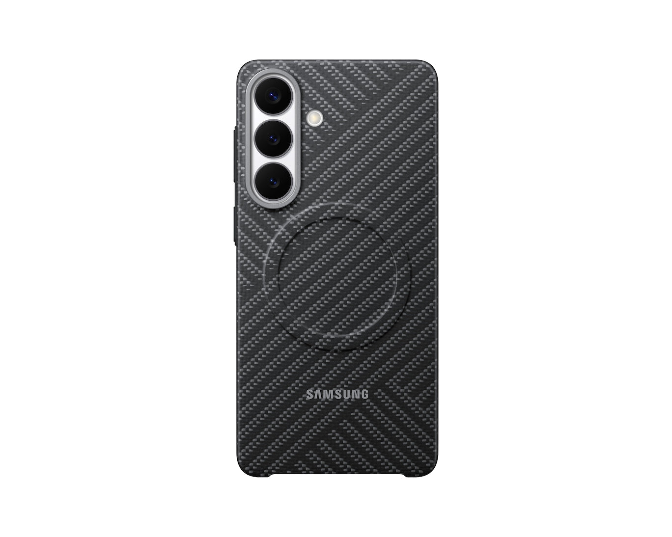 Galaxy S26Plus Carbon Magnet Case - Dark Gray