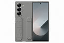 Samsung Galaxy Fold6 Silicone Grip Case with Stand Gray