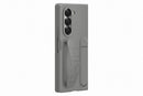 Samsung Galaxy Fold6 Silicone Grip Case with Stand Gray