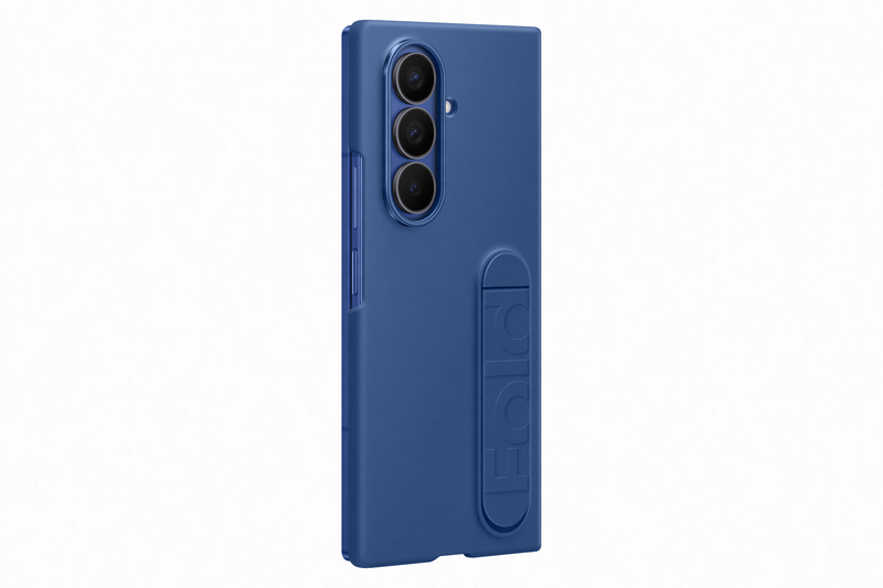 Samsung Galaxy Fold7 Silicone Grip Case with Stand Navy