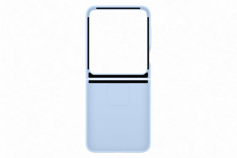 Samsung Galaxy Flip6 Silicone Case with Ring Blue