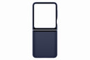 Samsung Galaxy Flip6 Silicone Case with Ring Dark Blue