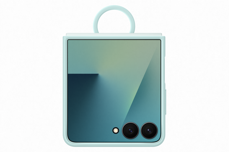 Samsung Galaxy Flip7 Ring Case Silicone Mint