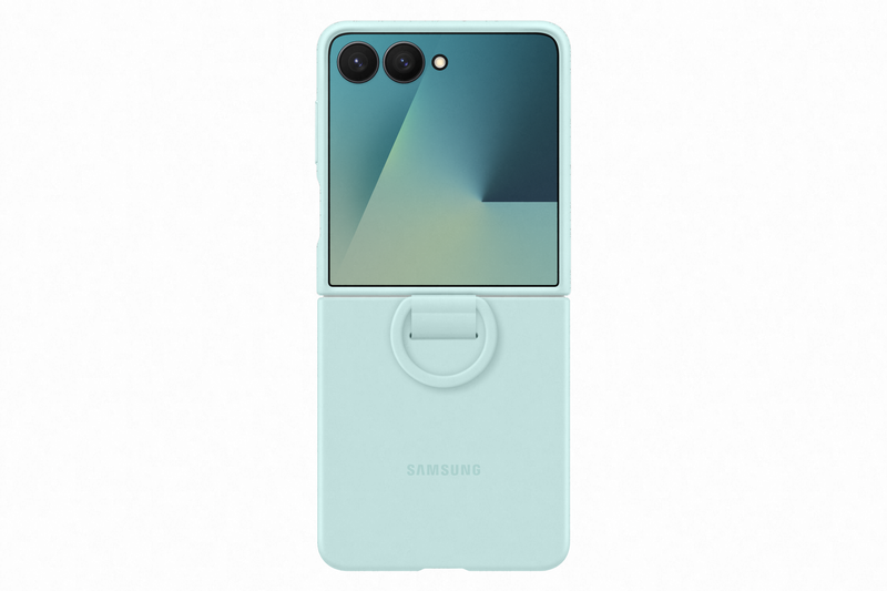 Samsung Galaxy Flip7 Ring Case Silicone Mint