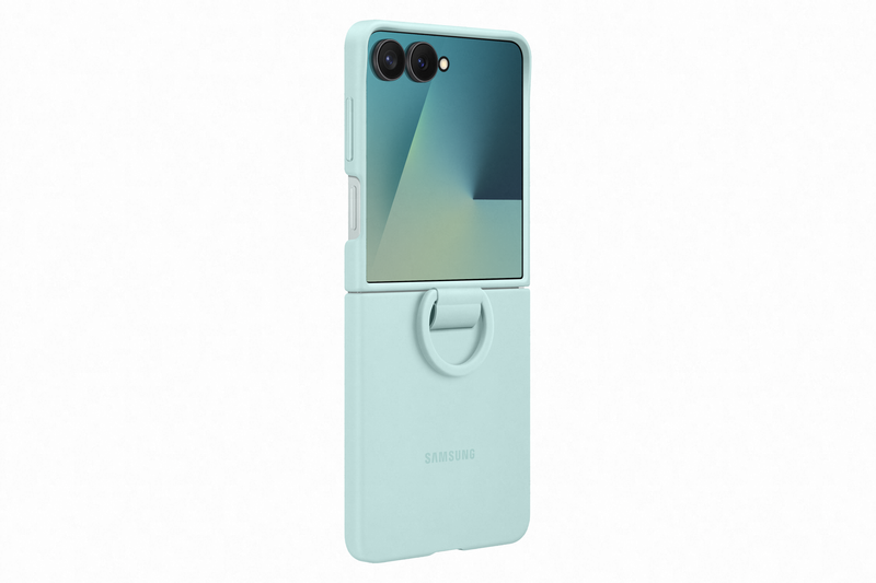 Samsung Galaxy Flip7 Ring Case Silicone Mint