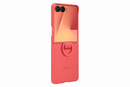 Samsung Galaxy Flip7 Ring Case Silicone Coral Red