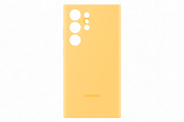 Samsung Galaxy S24 Ultra Silicone Case Yellow