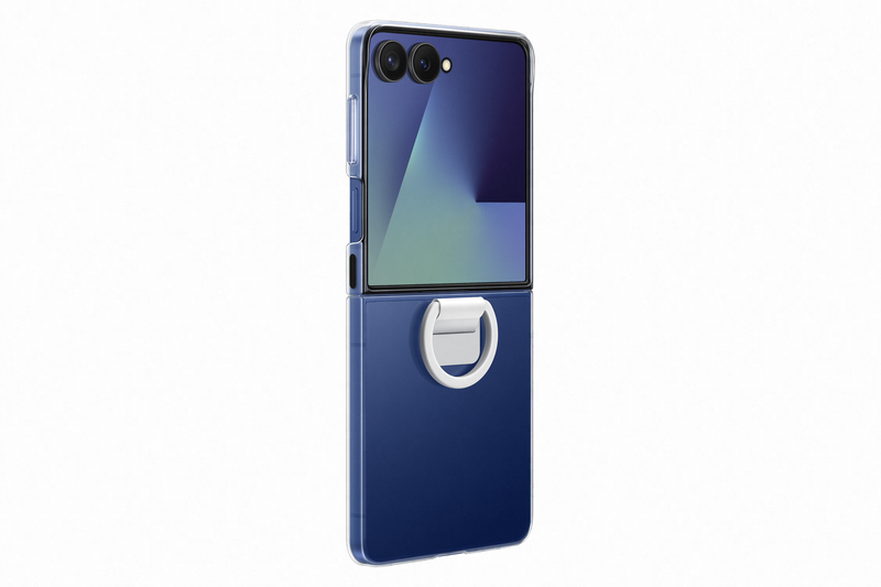 Samsung Galaxy Flip7 Ring Case Clear Transparent