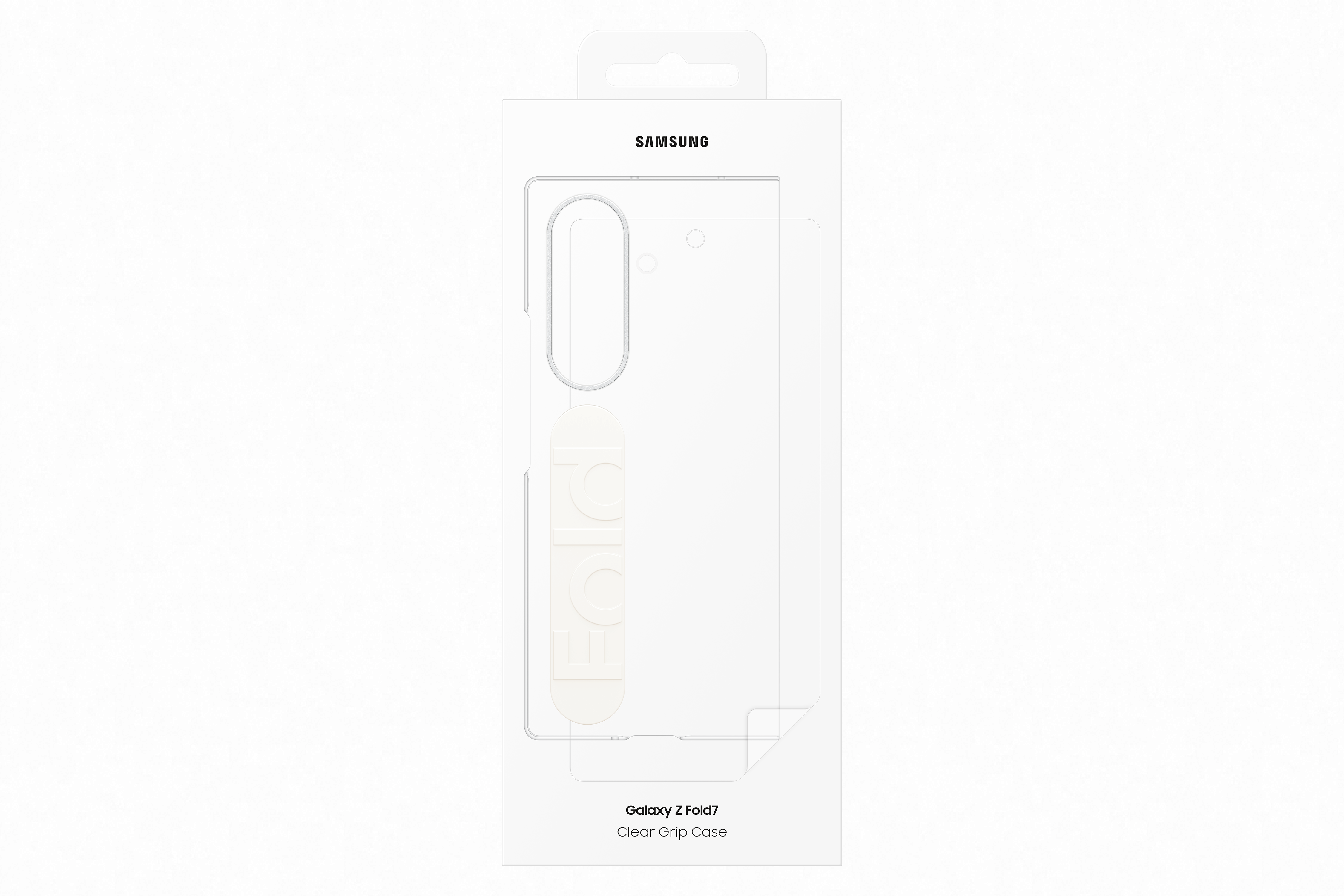 Samsung Galaxy Fold7 Clear Grip Case Transparent