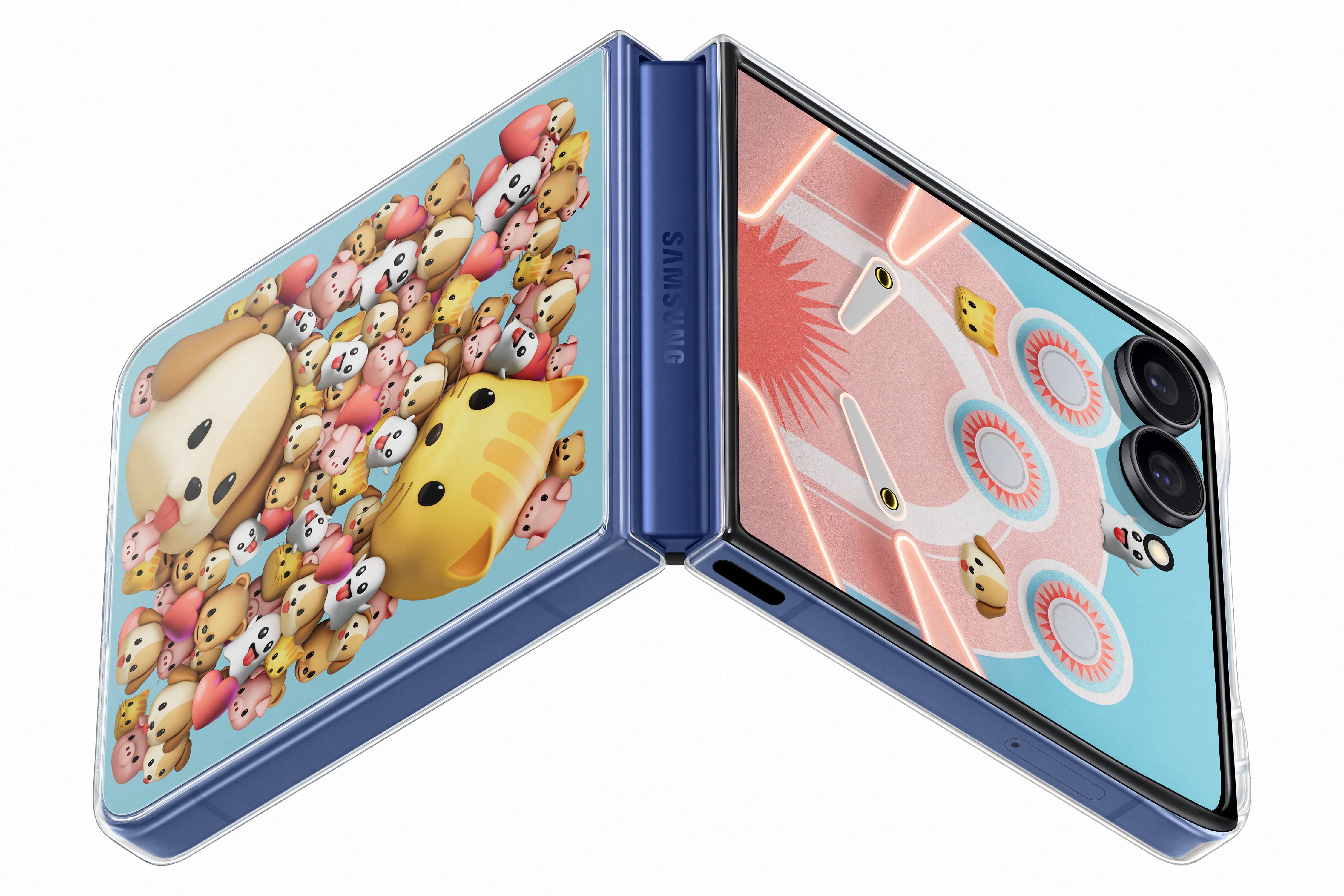 Samsung Galaxy Flip7 Clear Case Transparent