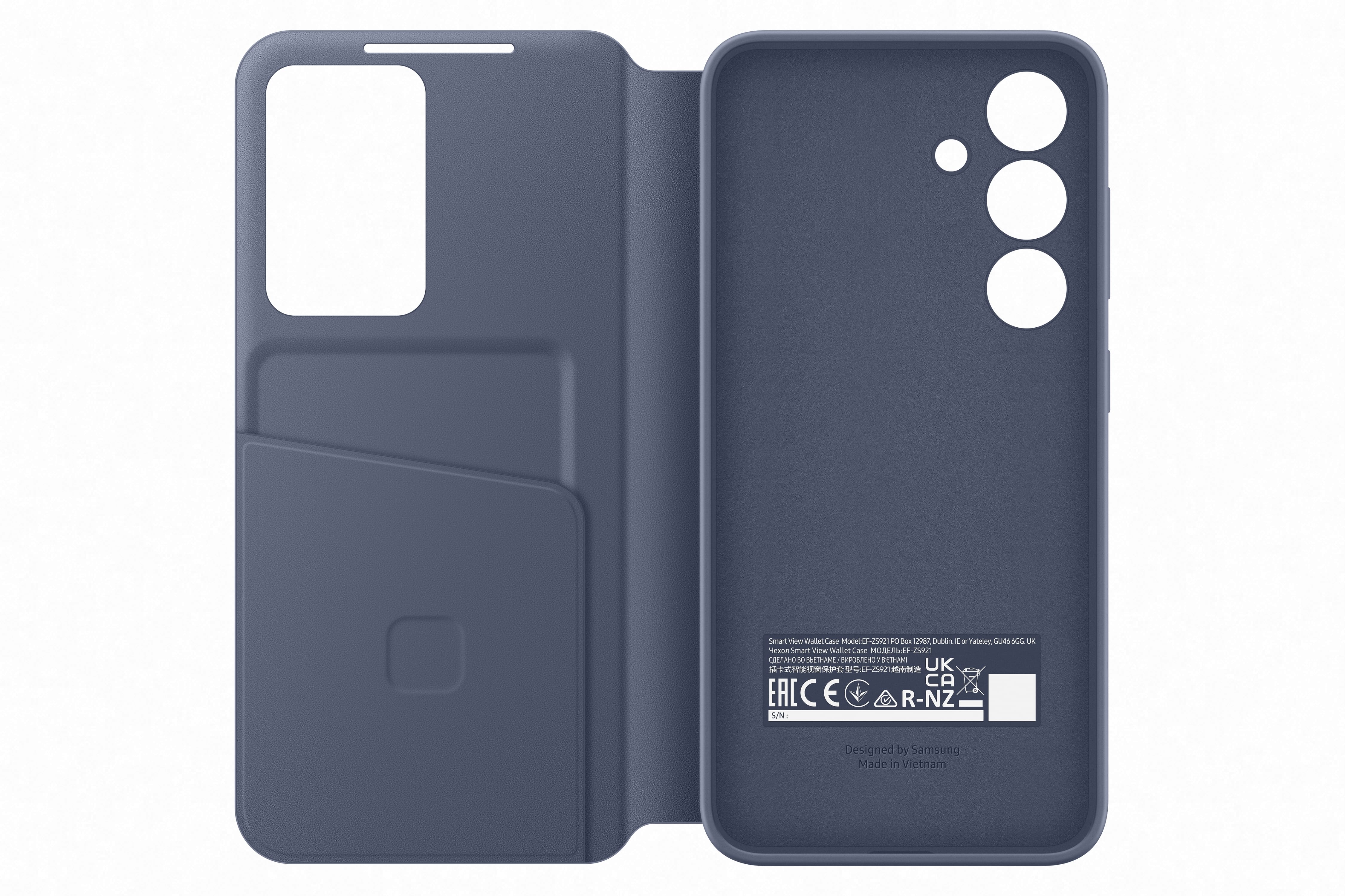 Samsung Galaxy S24 Smart View Wallet Case Violet