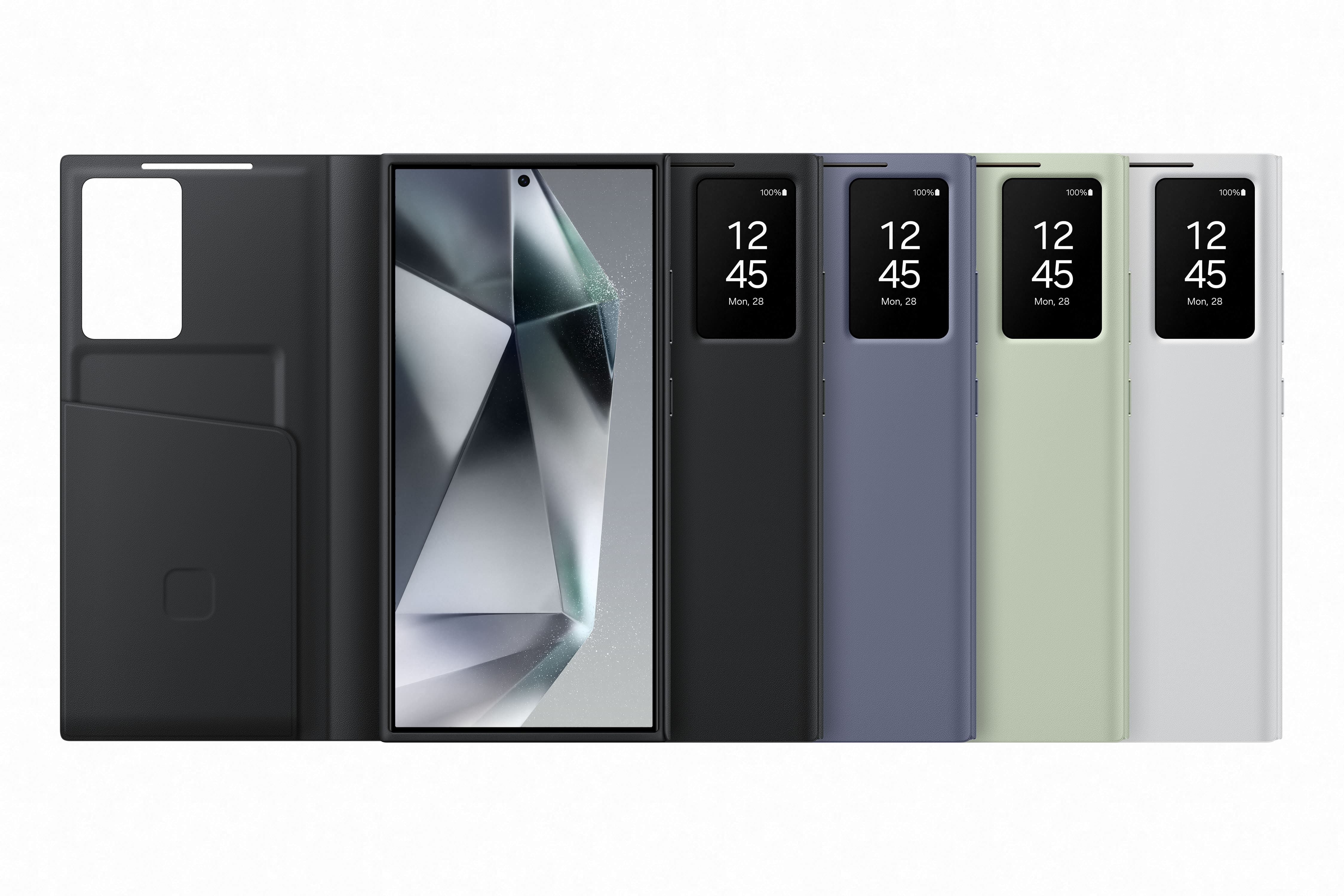 Samsung Galaxy S24 Ultra Smart View Wallet Case White