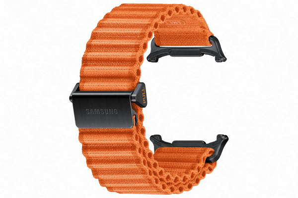 Samsung Galaxy Strap Watch Ultra Fabric Band Orange