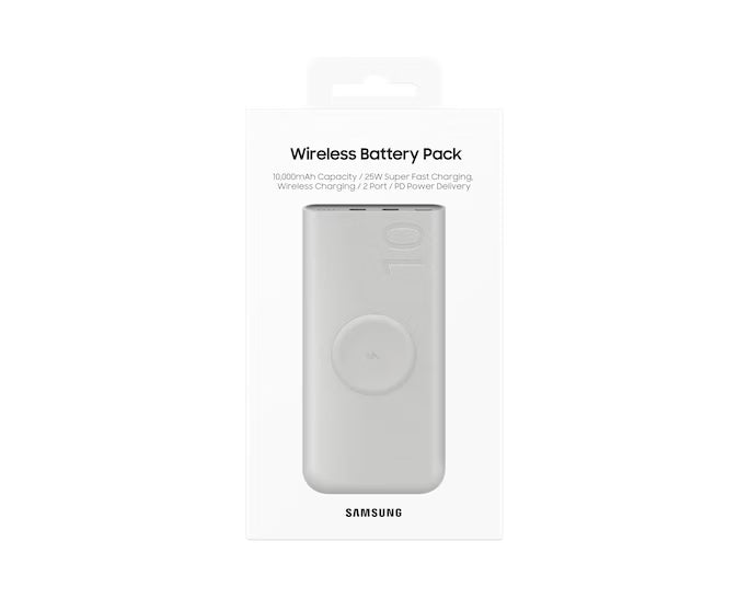 Wireless Battery Pack 10,000mAh  Beige
