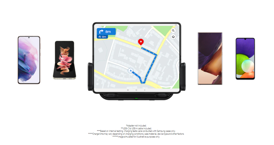 Samsung wireless car charger Black