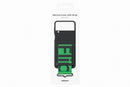 Samsung Galaxy Flip 4 Silicone Cover with Strap Black