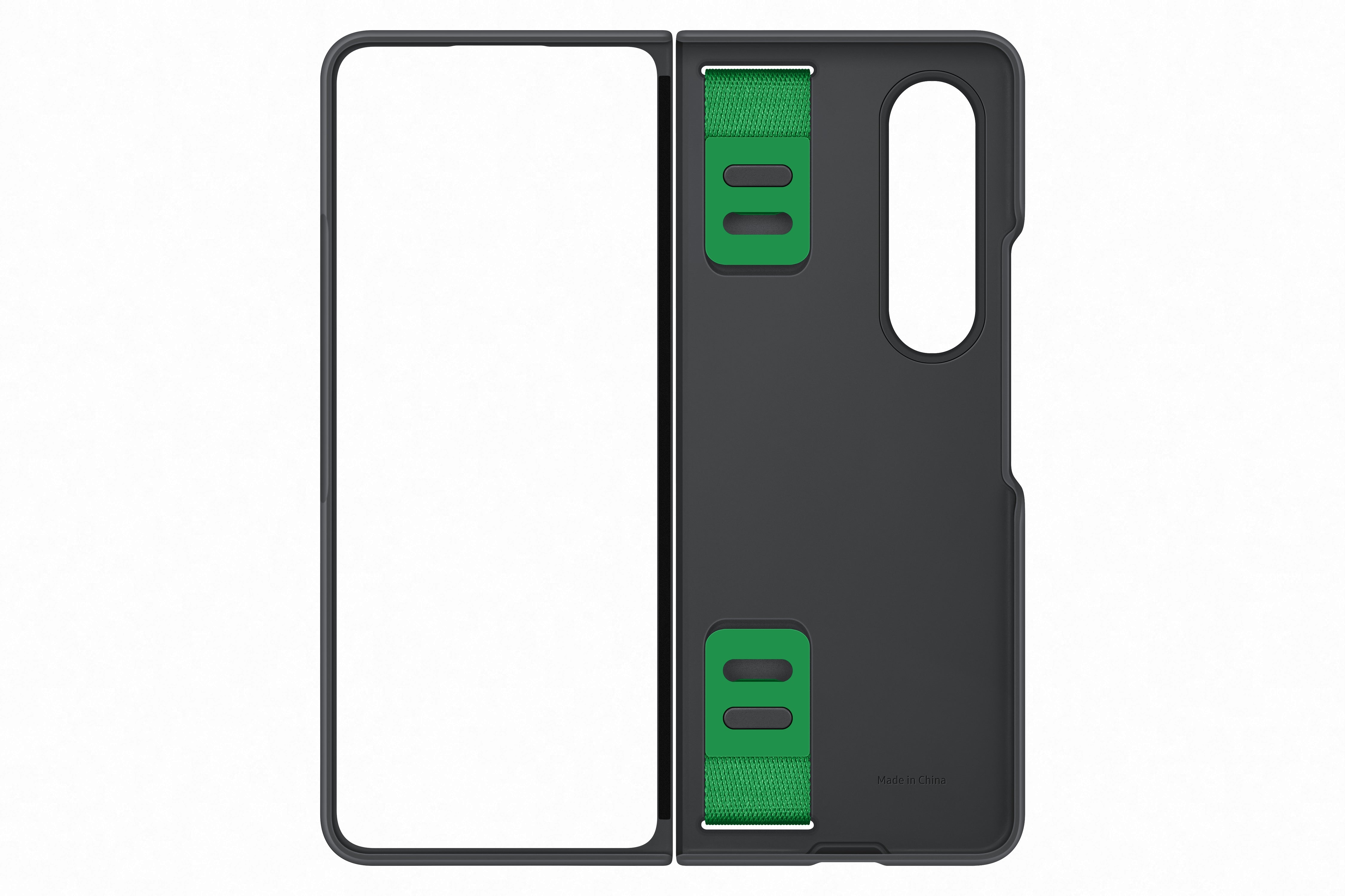 Samsung Galaxy Fold 4 Silicone Grip Cover Black