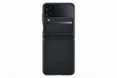 Samsung Galaxy Flip 4 Flap Leather Cover Black