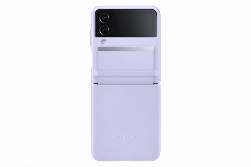 Samsung Galaxy Flip 4 Flap Leather Cover Serenity Purple