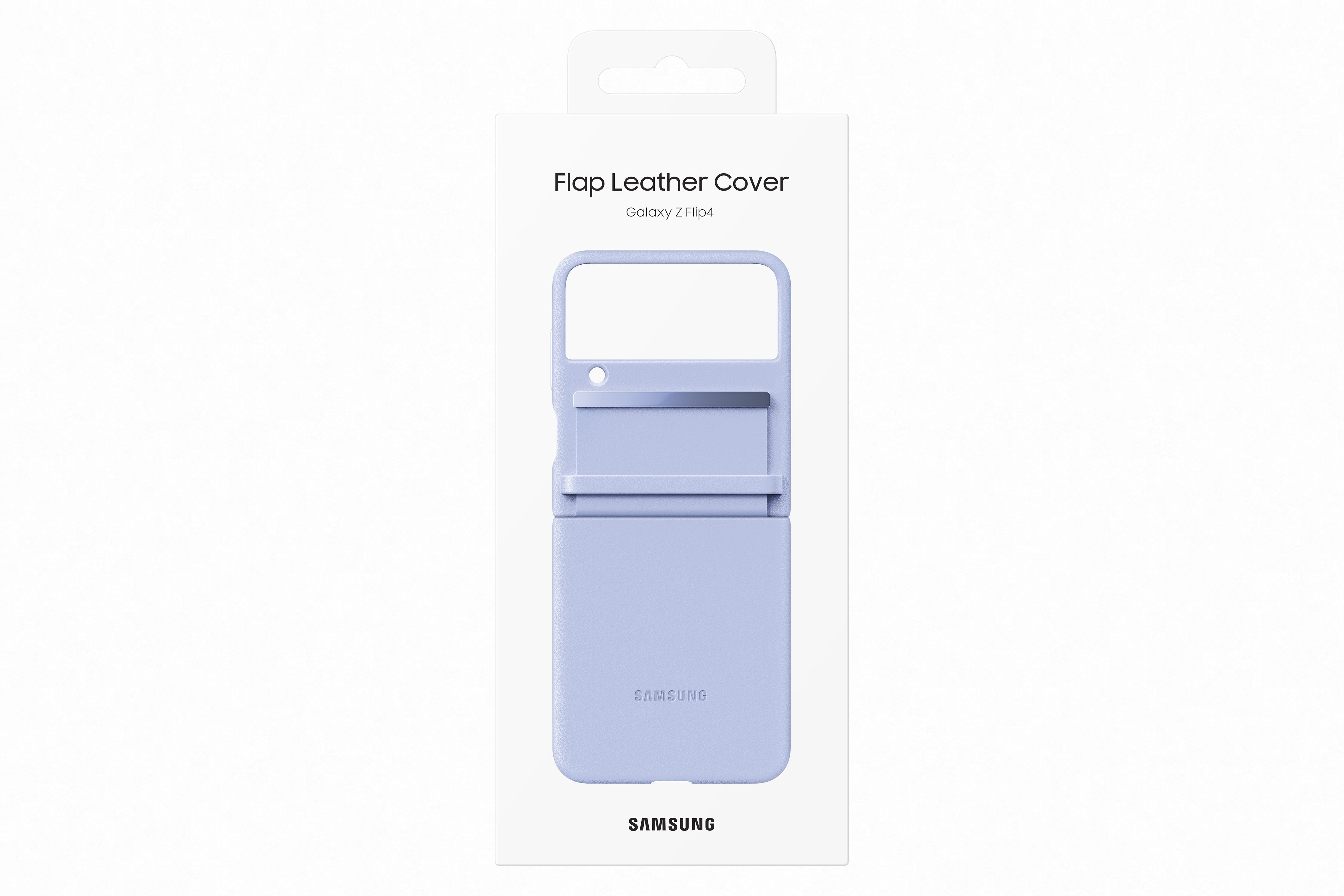 Samsung Galaxy Flip 4 Flap Leather Cover Serenity Purple