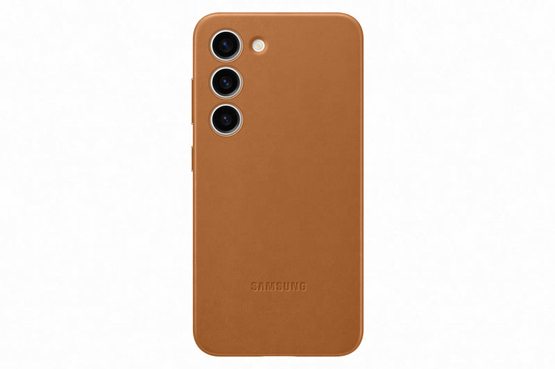 Case S23 Leather Cover Brown