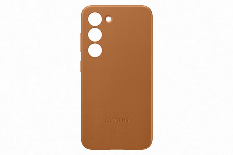 Case S23 Leather Cover Brown