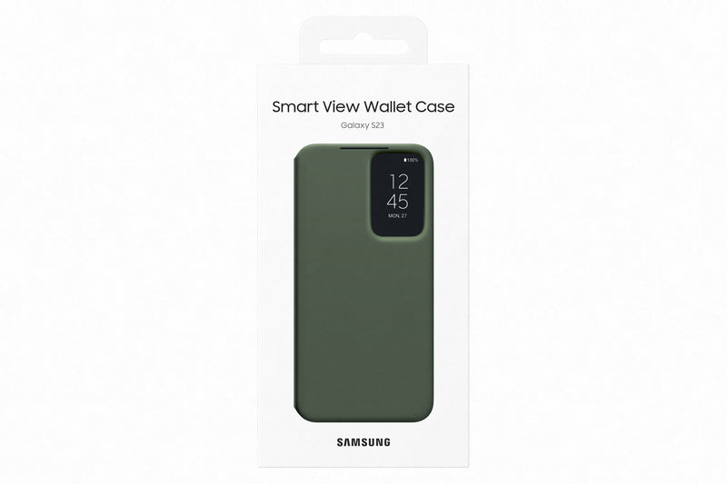 S23 Smart View Wallet Case GREEN