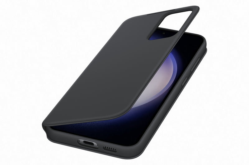 S23 Plus Smart View Wallet Case BLACK