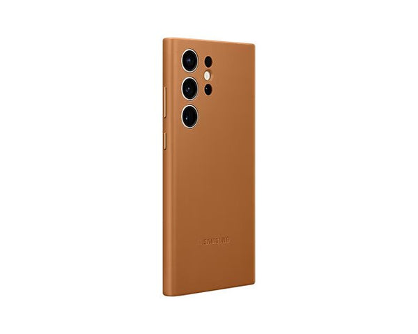 S23 Ultra Leather Cover Brown